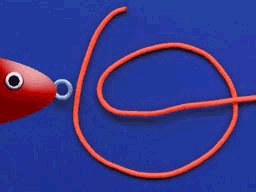 路亚鱼线的绑法 路亚绑鱼线结(动态图)