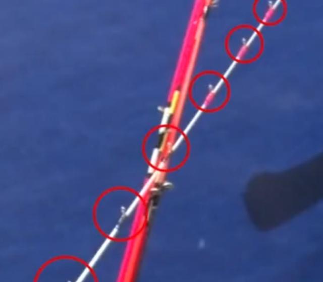 海钓中的竿梢，依靠号数是区分不出软硬度的